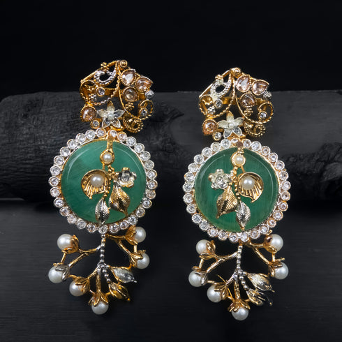 Fancy kundan jhumka D224-3